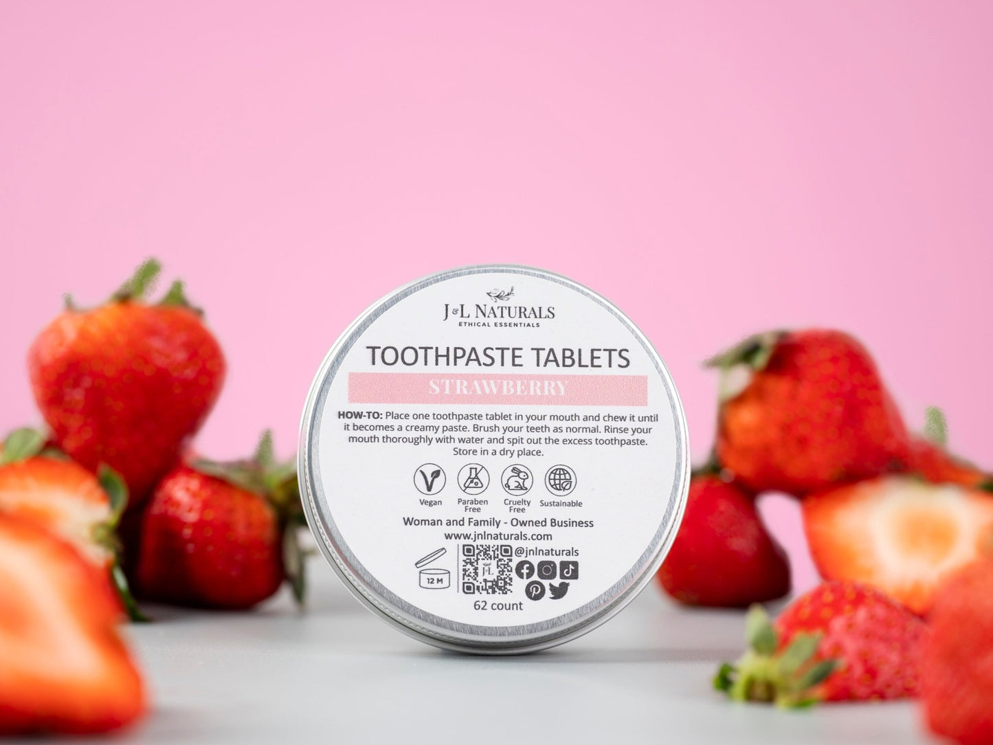 “Tabletas de Pasta Dental Natural – Sonrisa fresca, planeta limpio” Beauty & Health - Oral Hygiene - Toothpaste | Zulter VIP