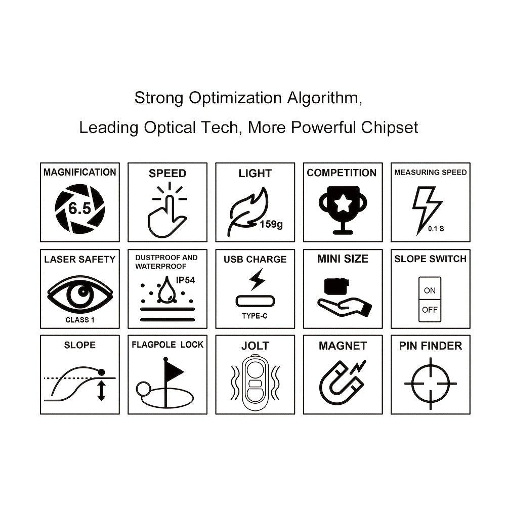 Telémetro Láser Premium para Golf - Precisión con Vibración y Zoom Óptico Sports & Entertainment - Golf - Marks | Zulter VIP