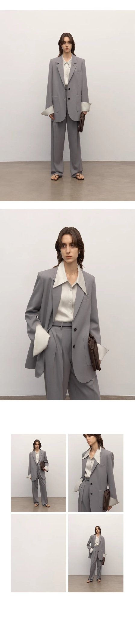 Traje Clásico de Lana Peinada — Elegancia Precisa y Estilo Eterno Women's Fashion - Women's Clothing - Suits & Sets - Blazers | Zulter VIP