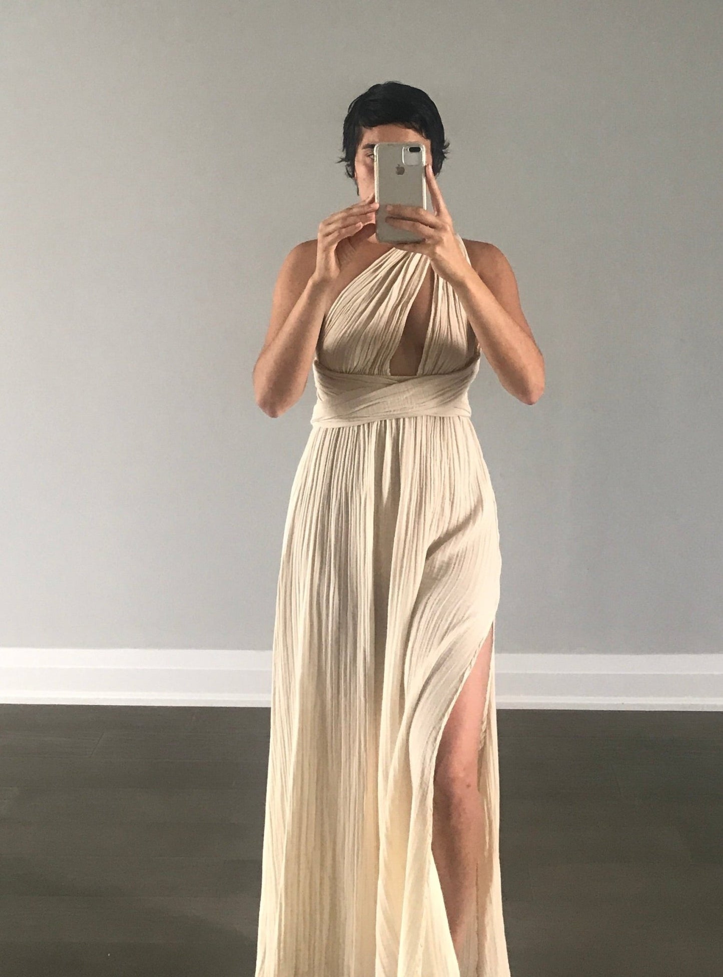 Vestido Cruzado de Algodón Orgánico – Artesanía Bohemia con Estilo Atemporal Women's Fashion - Weddings & Events - Cocktail Dresses | Zulter VIP