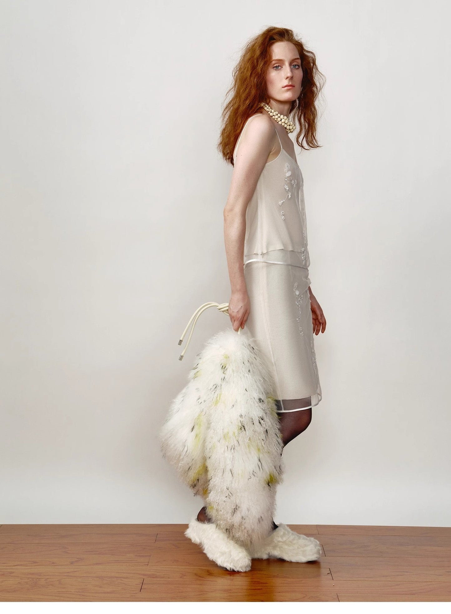 Zapatillas de plataforma sin cordones con forro de piel – Colaboración FF × JW Women's Fashion - Women's Clothing - Jackets & Coats - Real Fur | Zulter VIP