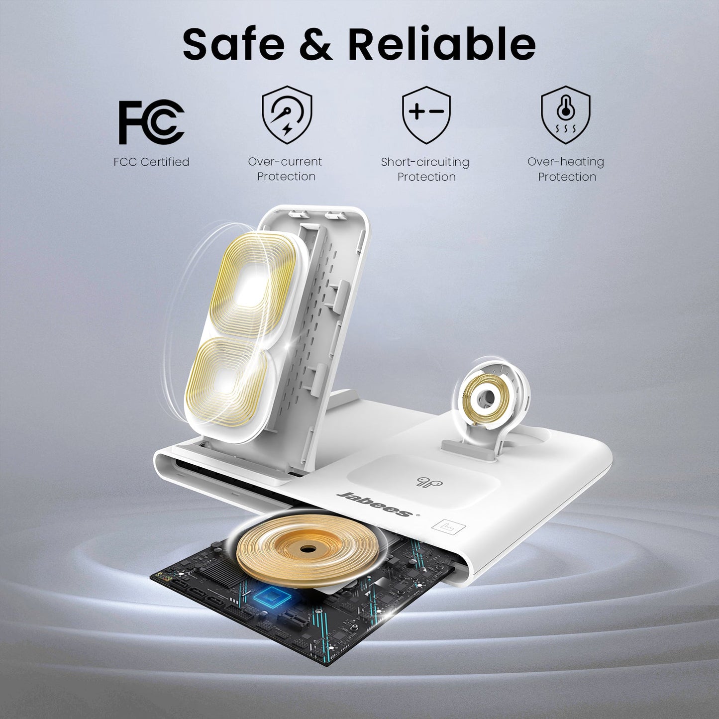 ✨ PowerGlow 4-in-1 - alles auf einmal, stilvoll und kabellos aufladen