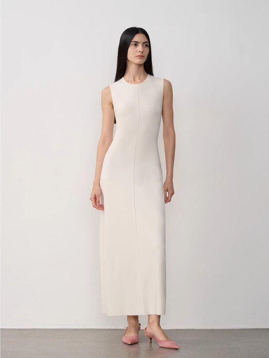 ✨ Exklusives langes Kleid aus Merinowolle "Island Letters" - Zeitlose Eleganz von Zulter VIP
