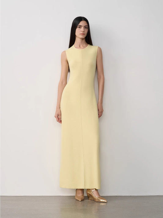 ✨ Exklusives langes Kleid aus Merinowolle "Island Letters" - Zeitlose Eleganz von Zulter VIP