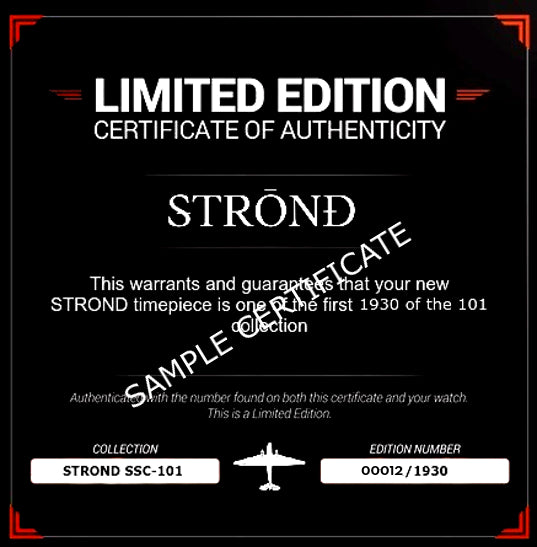 STROND SSC-101 GMT - 316L Stahl, blaues 24h-Zifferblatt und Saphirglas (limitierte Auflage)