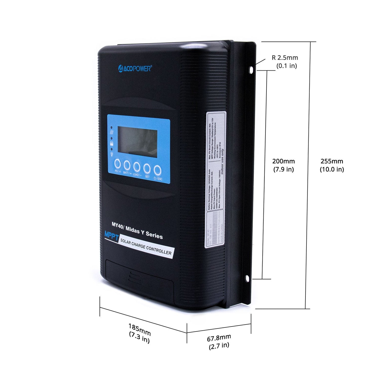Kit Solar ACOPower 500W 12V con Controlador MPPT 40A para Autocaravanas, Barcos y Sistemas Aislados