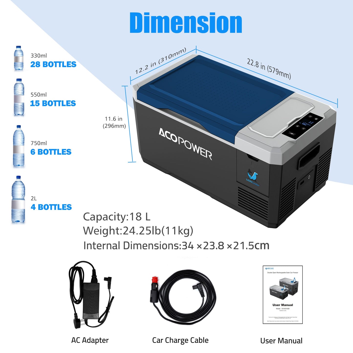 Mini Frigorífico/Congelador Solar Premium – Energía Autónoma y Portátil para Aventureros
