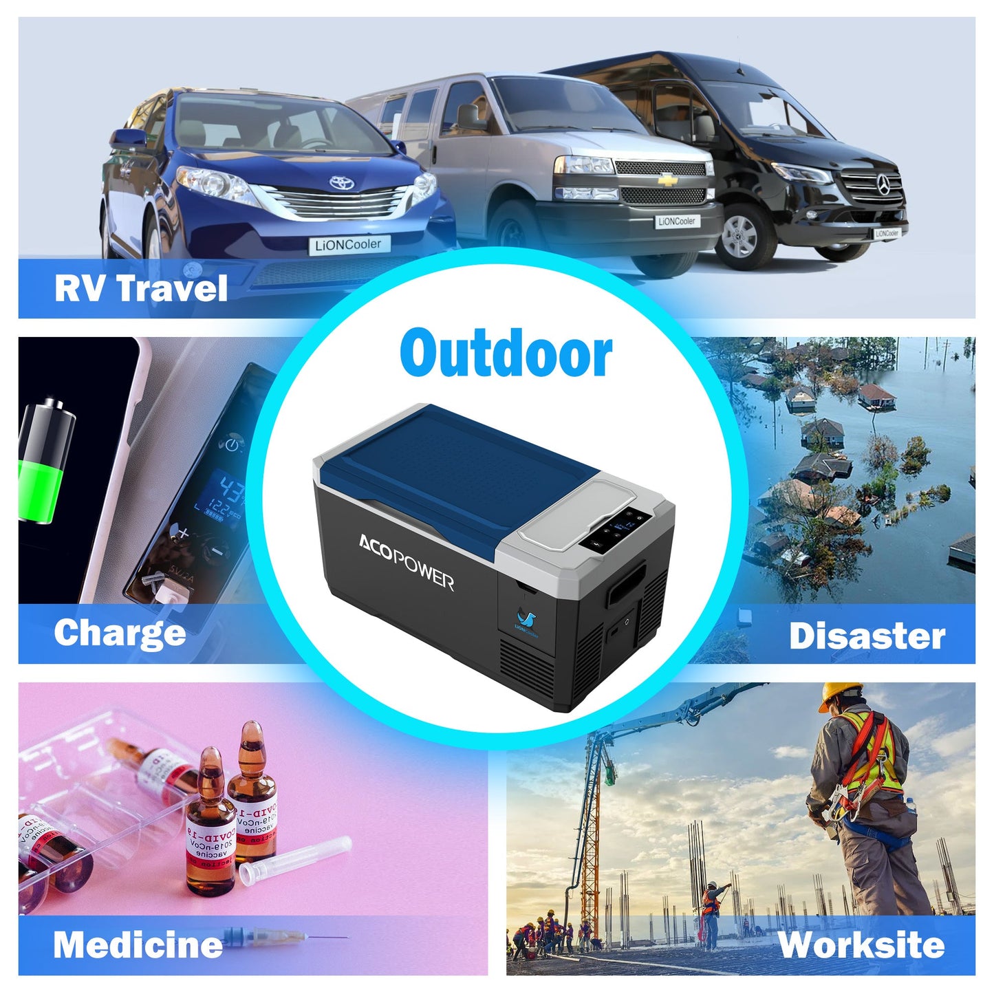 Mini Frigorífico/Congelador Solar Premium – Energía Autónoma y Portátil para Aventureros