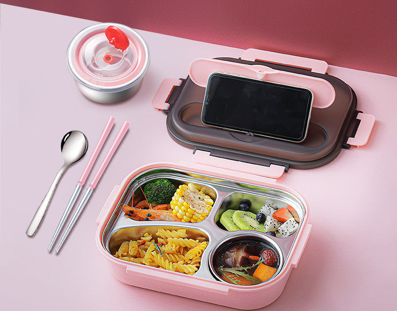 "Die Lunchbox, die Ihr Essen umarmt - frisch und bereit, es überall zu genießen".