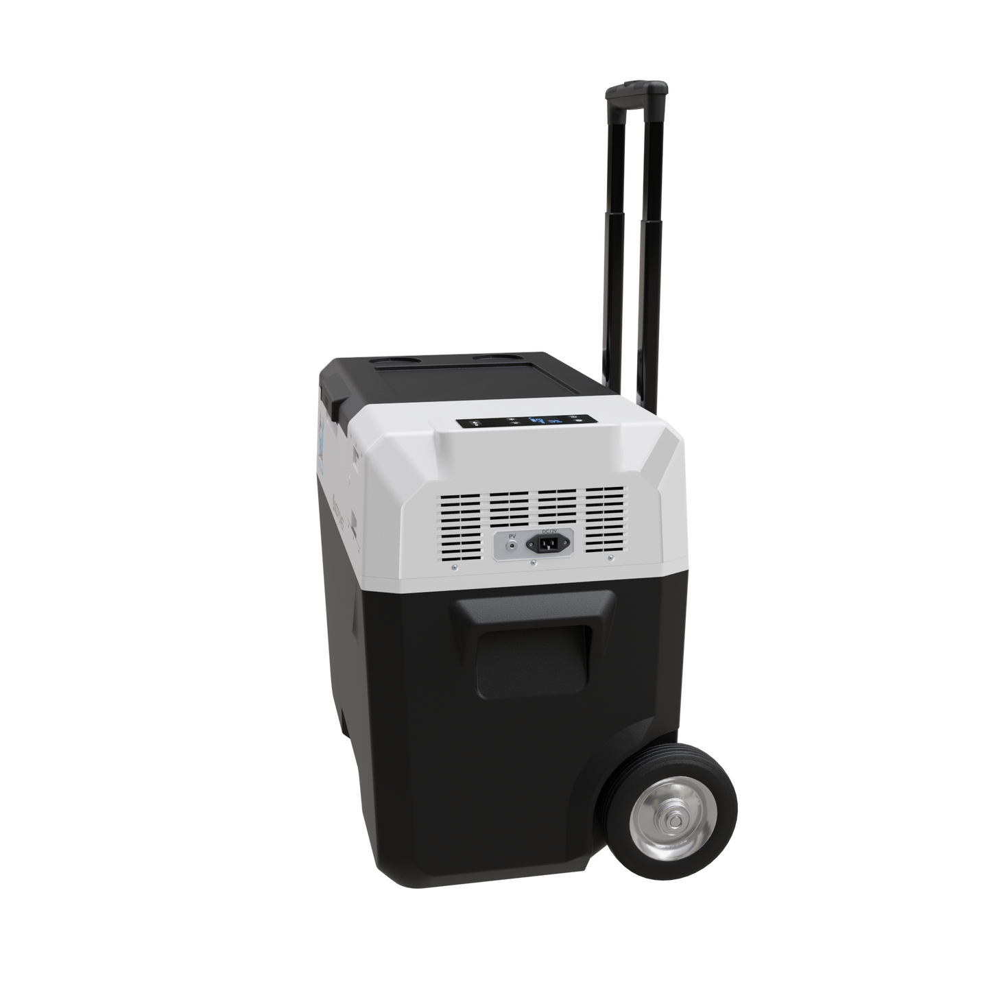 🧊 Refrigerador-Congelador Solar Portátil Premium (42 cuartos / 40L) con batería recargable