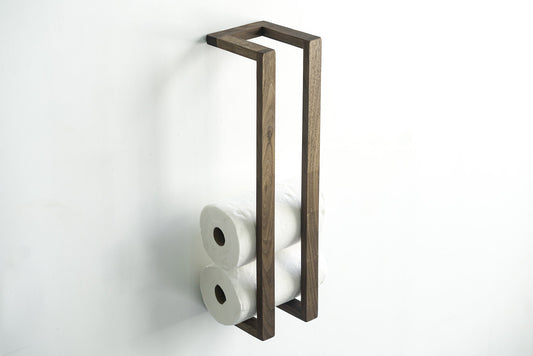 🔹 Soporte mural de madera maciza | Toallero minimalista con estilo exclusivo