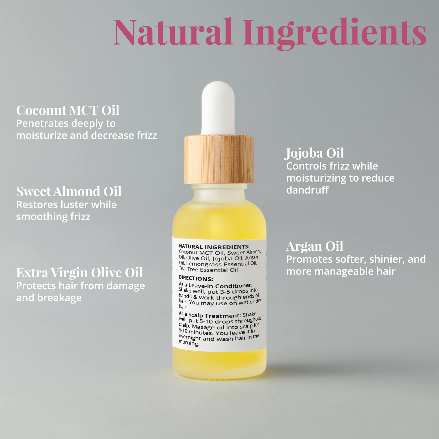 Premium-Haarserum - Pflege, Reparatur und extremer Glanz