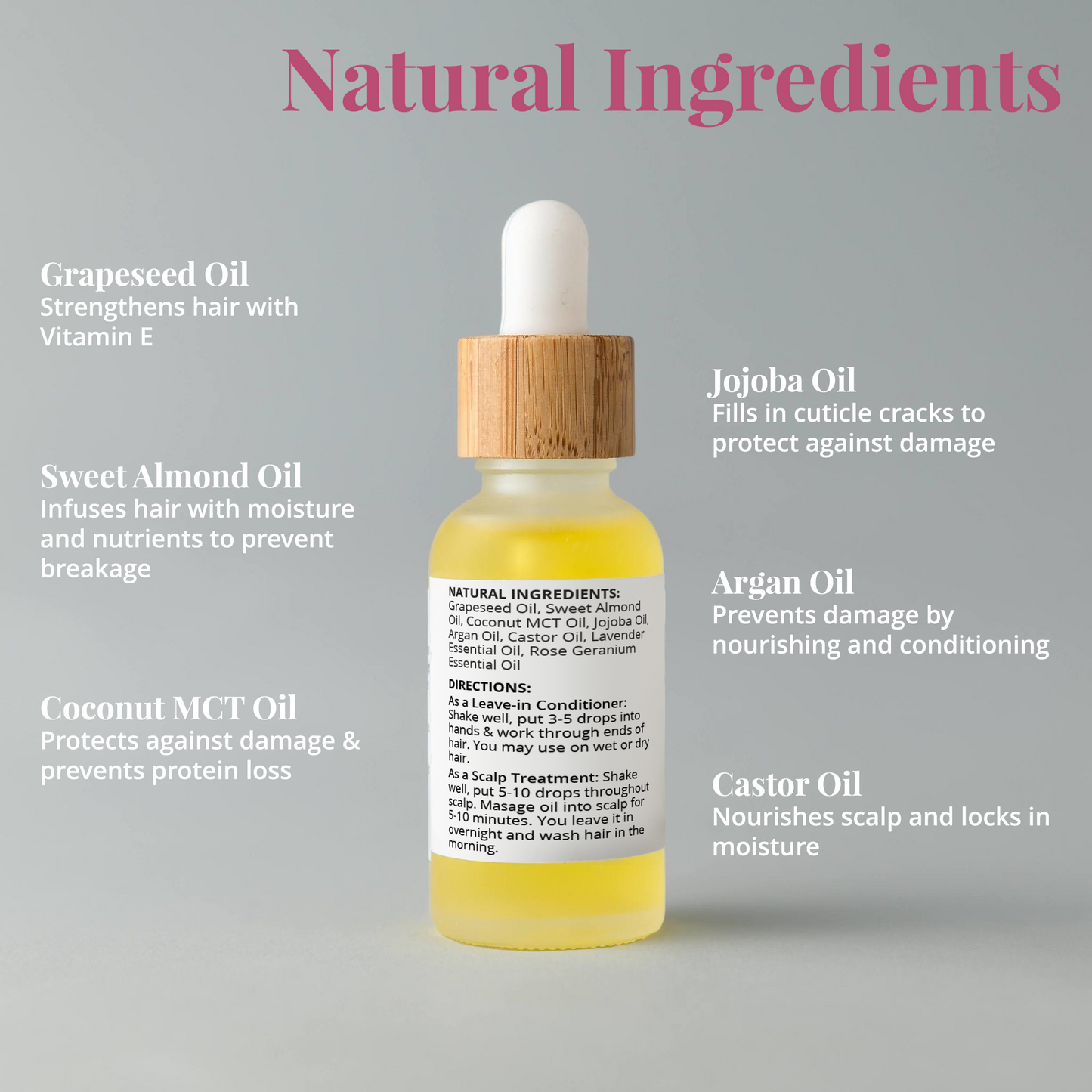 Premium-Haarserum - Pflege, Reparatur und extremer Glanz