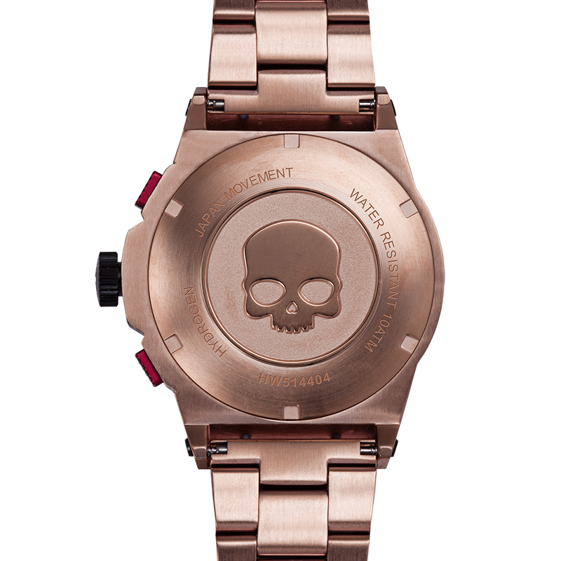 Otto Chrono Rosé Uhr - Metallische Kraft mit luxuriöser Seele