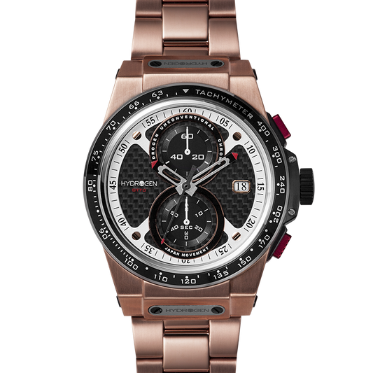 Otto Chrono Rosé Uhr - Metallische Kraft mit luxuriöser Seele