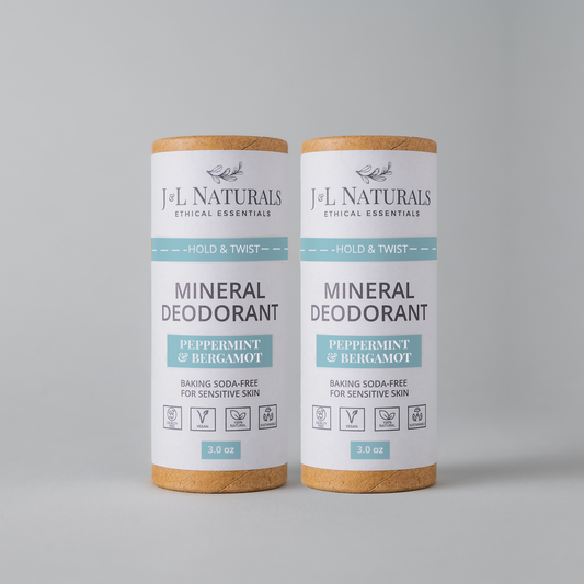 2er-Pack Natürliches Mineral Deodorant - Aluminiumfrei Ökologischer Schutz