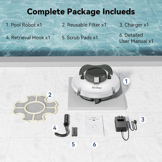 HydroZen - Intelligente und leise Reinigung für Ihren Pool, mühelos, geräuschlos