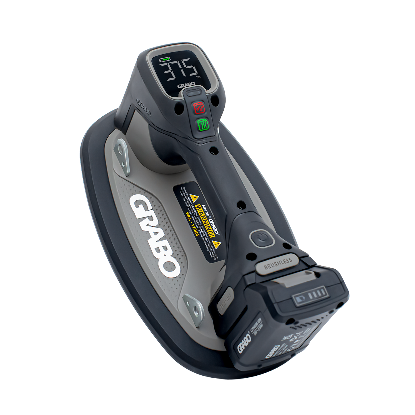 GRABO Pro Brushless Gripster 170 kg – Ventosa Eléctrica Inalámbrica con Control Remoto
