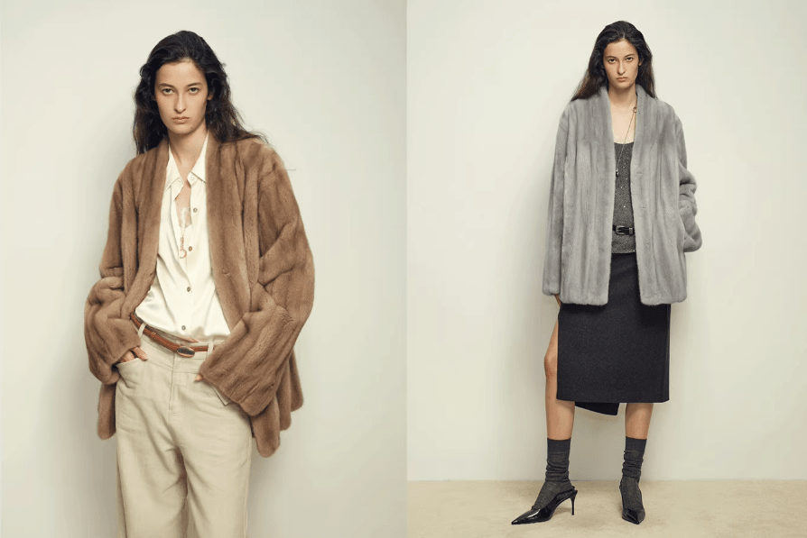 Abrigo de lujo de visón natural con cuello en V y acabado artesanal Women's Fashion - Women's Clothing - Jackets & Coats - Real Fur | Zulter VIP .