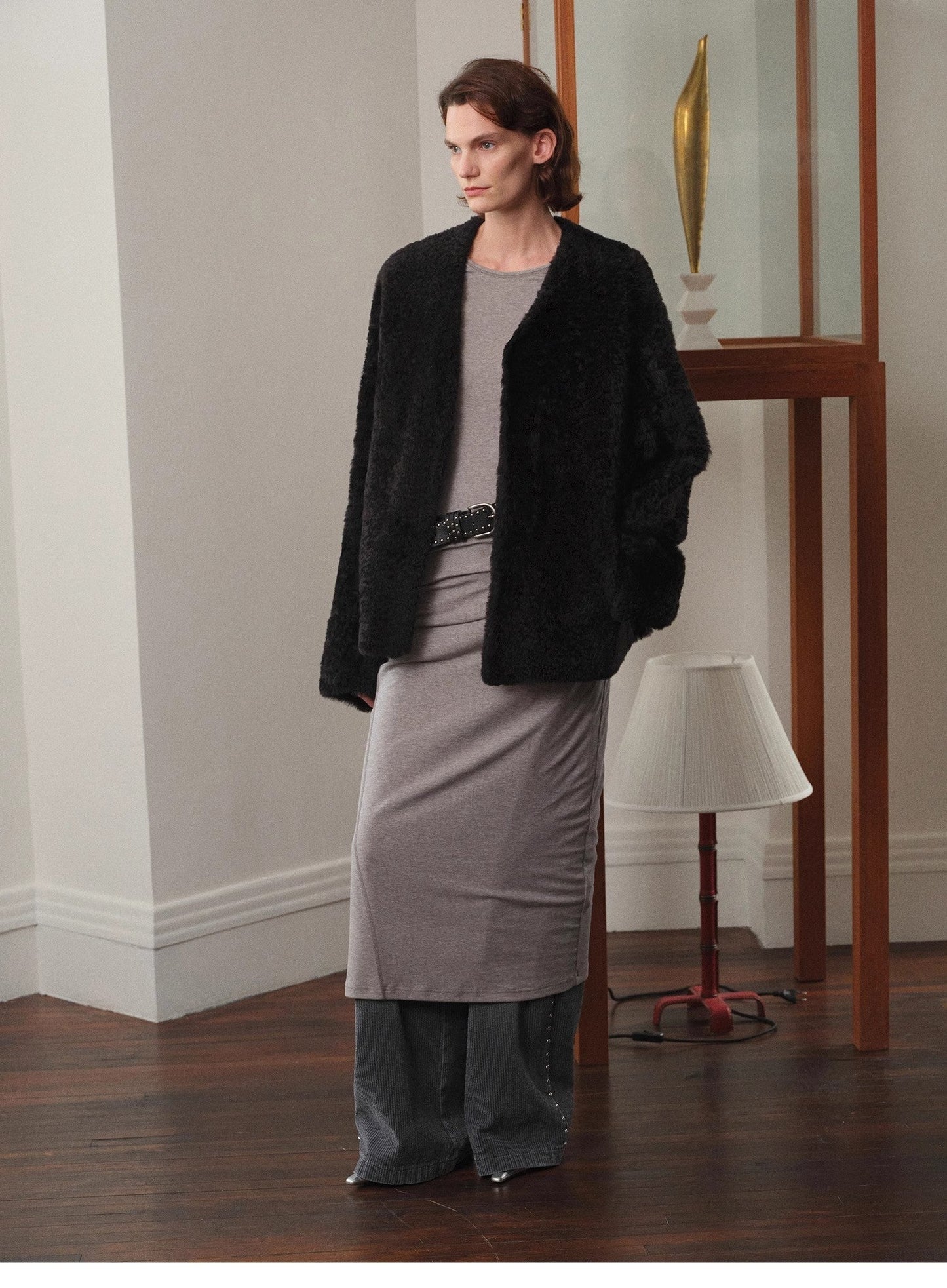 Abrigo de Piel de Oveja “Paris Night” — Elegancia Natural con el Toque del Lujo Europeo Women's Fashion - Women's Clothing - Jackets & Coats - Real Fur | Zulter VIP