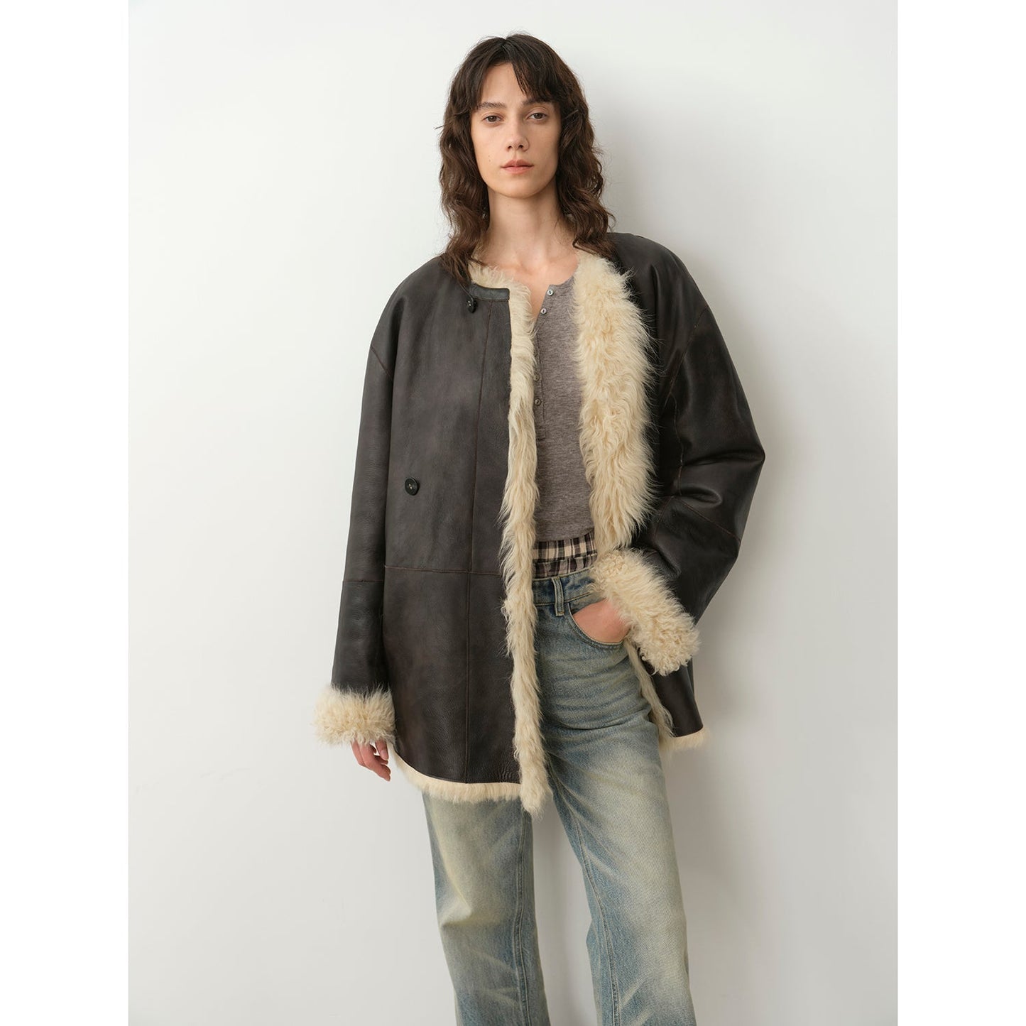 Abrigo de Piel Toscana de Doble Cara “Fantasía de Invierno” – Elegancia Natural y Comodidad Premium Women's Fashion - Women's Clothing - Jackets & Coats - Real Fur | Zulter VIP .