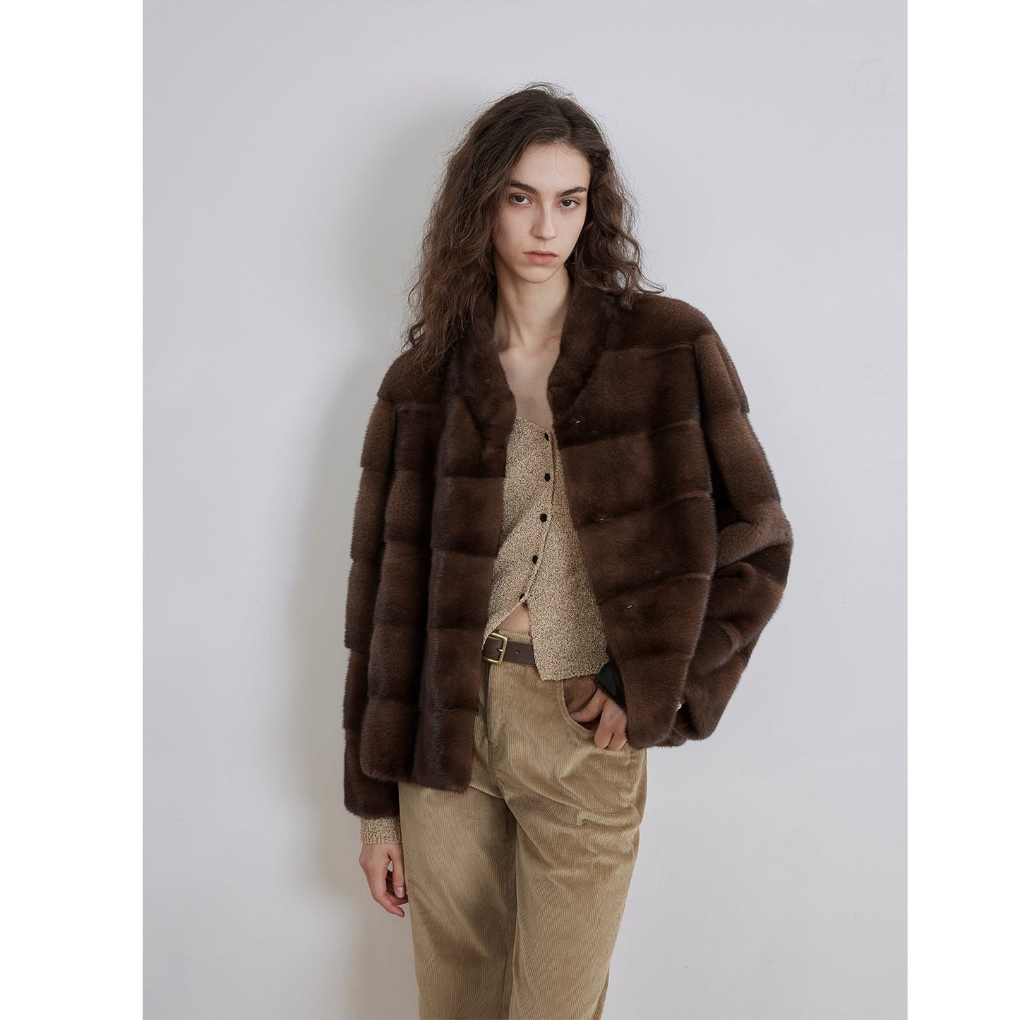 Abrigo de Visón Premium con Etiqueta Morada Importada – Hollywood Nights Women's Fashion - Women's Clothing - Jackets & Coats - Real Fur | Zulter VIP .