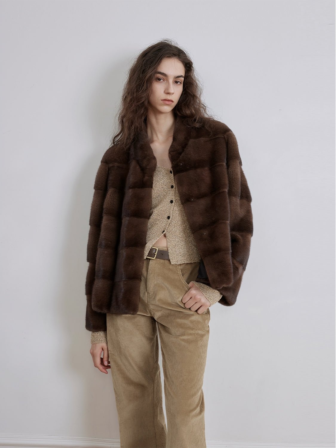 Abrigo de Visón Premium con Etiqueta Morada Importada – Hollywood Nights Women's Fashion - Women's Clothing - Jackets & Coats - Real Fur | Zulter VIP .
