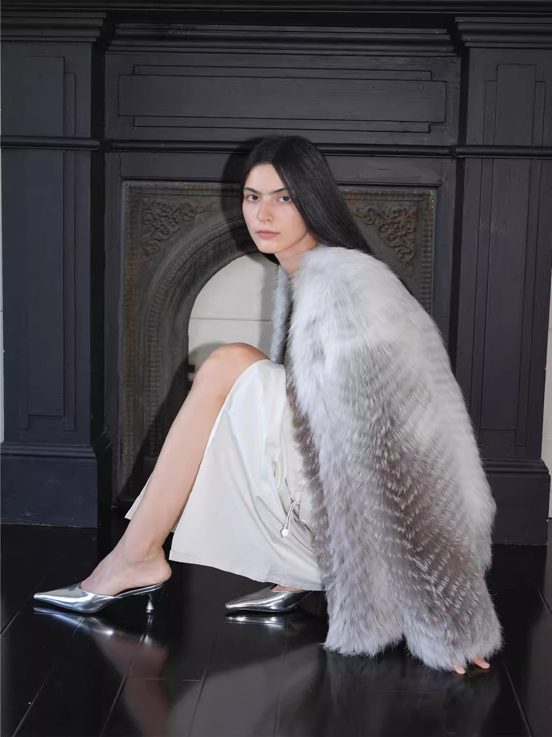 Abrigo de zorro natural en tonos coloridos importado desde Finlandia Women's Fashion - Women's Clothing - Jackets & Coats - Real Fur | Zulter VIP .