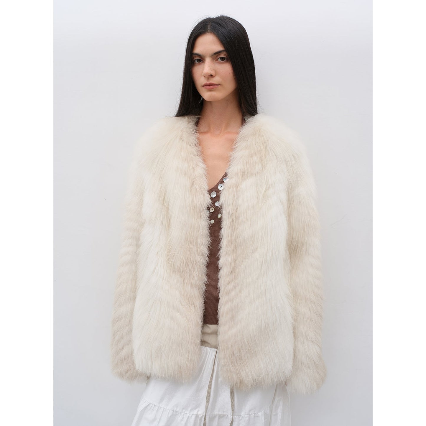 Abrigo de zorro natural en tonos coloridos importado desde Finlandia Women's Fashion - Women's Clothing - Jackets & Coats - Real Fur | Zulter VIP .