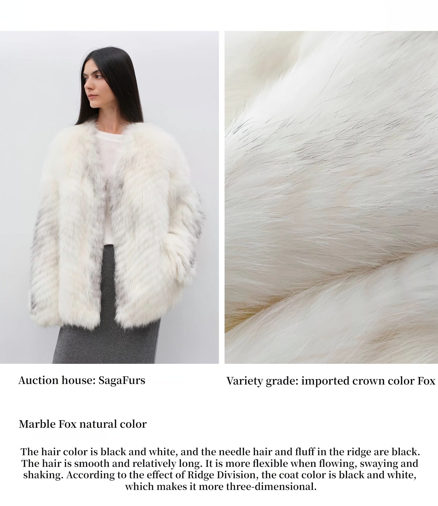 Abrigo de zorro natural en tonos coloridos importado desde Finlandia Women's Fashion - Women's Clothing - Jackets & Coats - Real Fur | Zulter VIP .