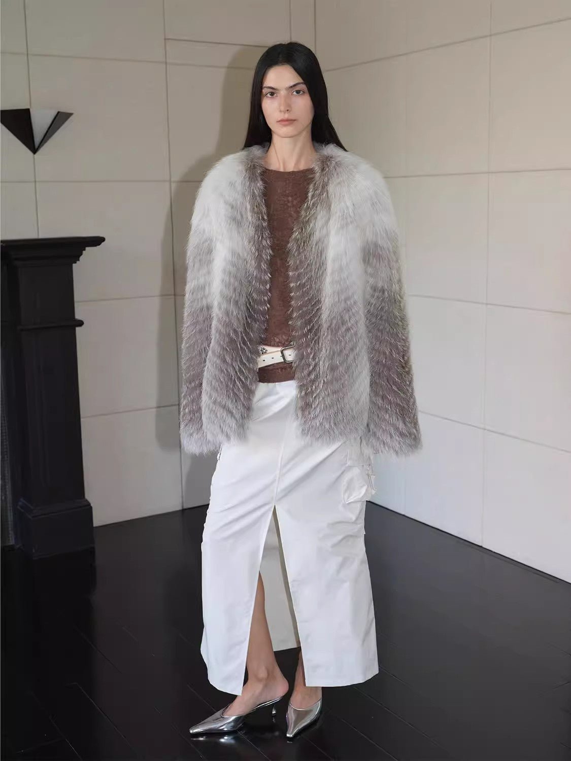 Abrigo de zorro natural en tonos coloridos importado desde Finlandia Women's Fashion - Women's Clothing - Jackets & Coats - Real Fur | Zulter VIP .