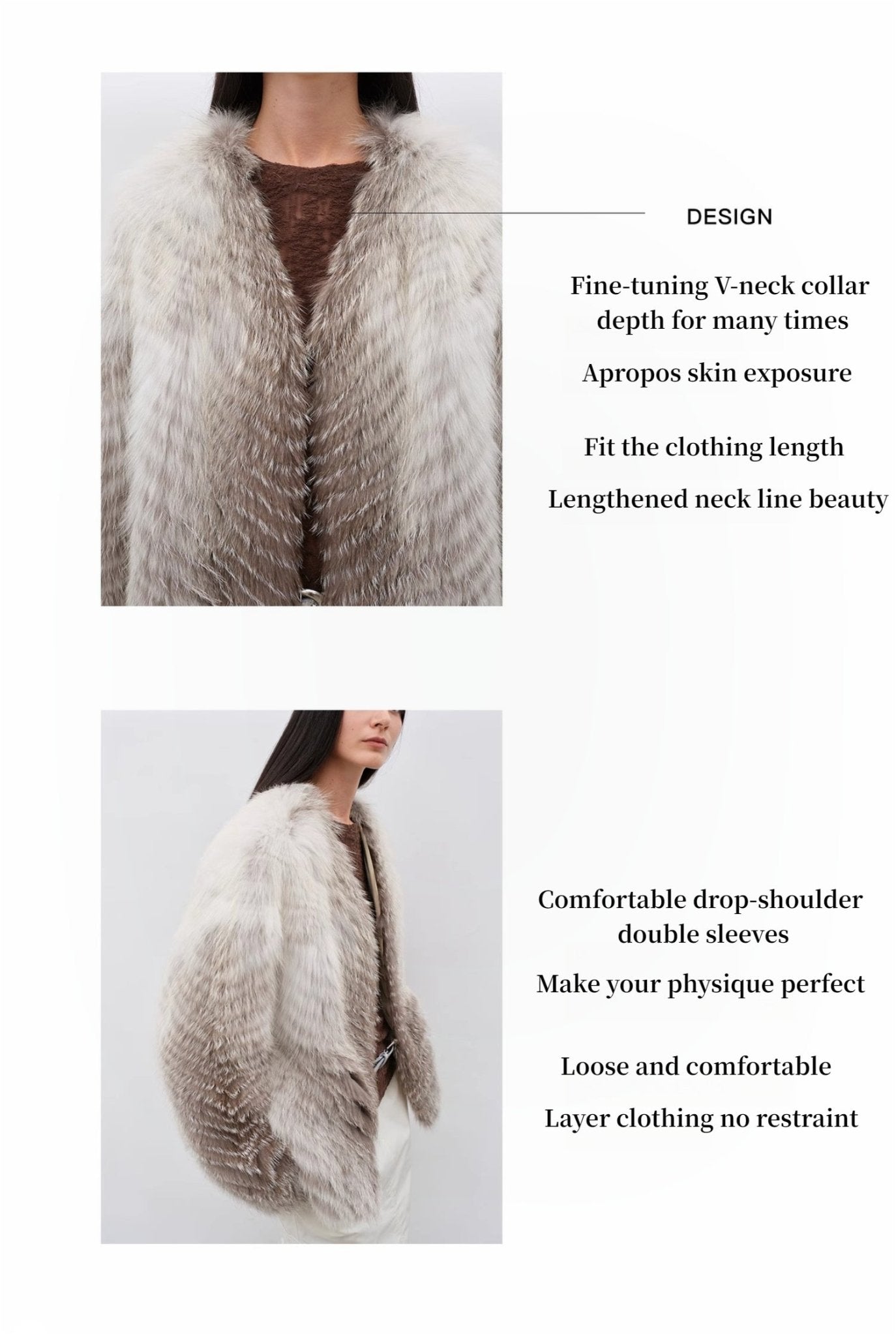 Abrigo de zorro natural en tonos coloridos importado desde Finlandia Women's Fashion - Women's Clothing - Jackets & Coats - Real Fur | Zulter VIP .