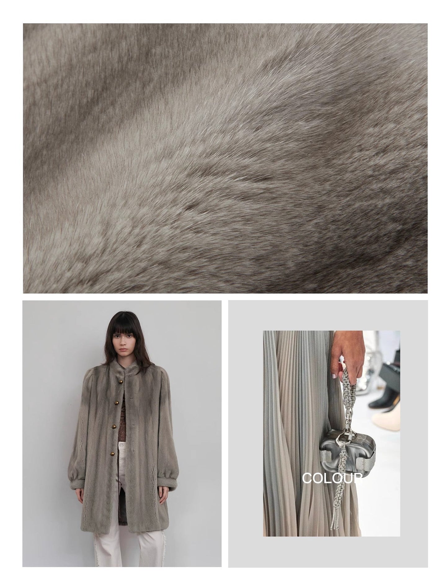 Abrigo Vintage de Piel Suave con Acabado Clásico Women's Fashion - Women's Clothing - Jackets & Coats - Real Fur | Zulter VIP .