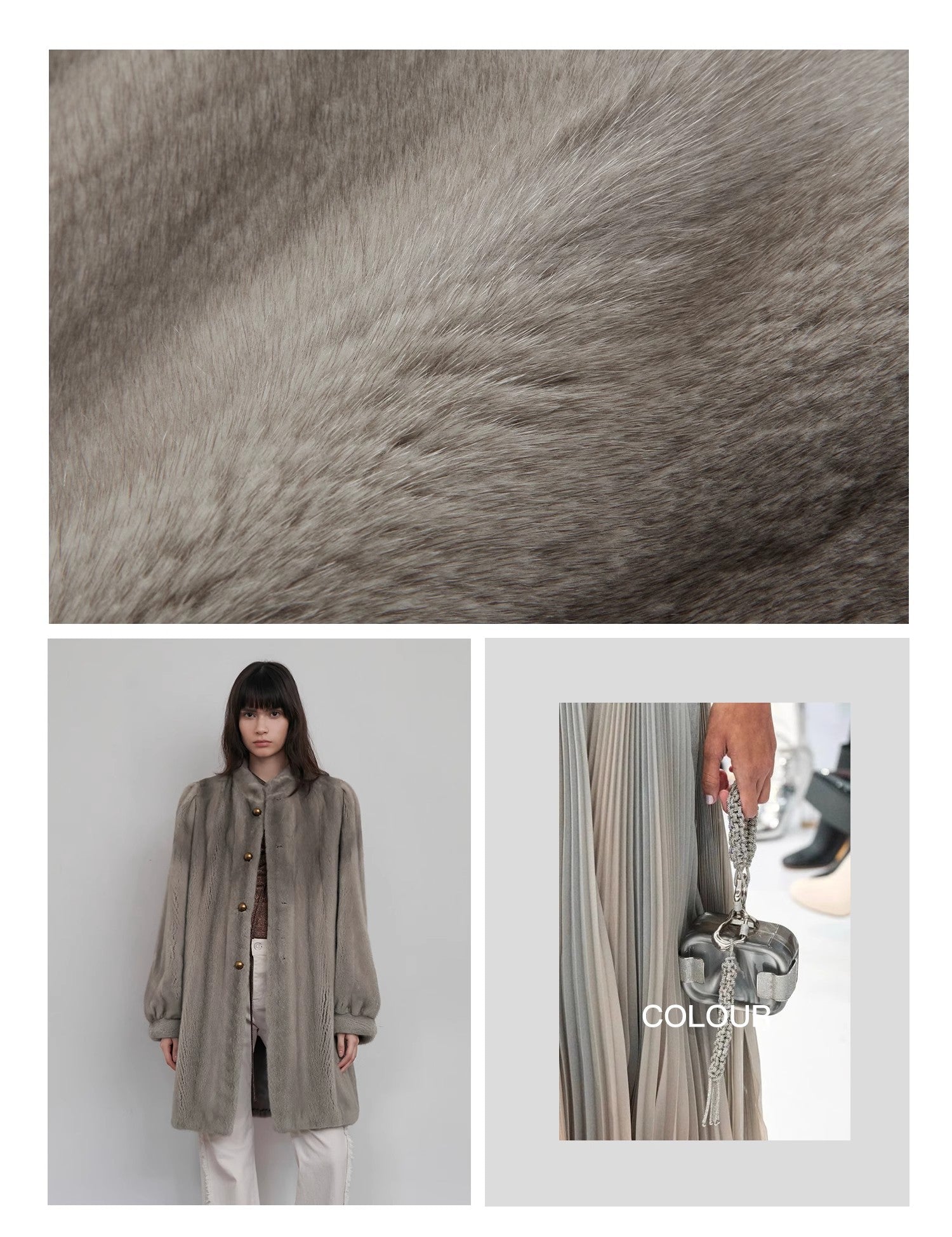 Abrigo Vintage de Piel Suave con Acabado Clásico Women's Fashion - Women's Clothing - Jackets & Coats - Real Fur | Zulter VIP .