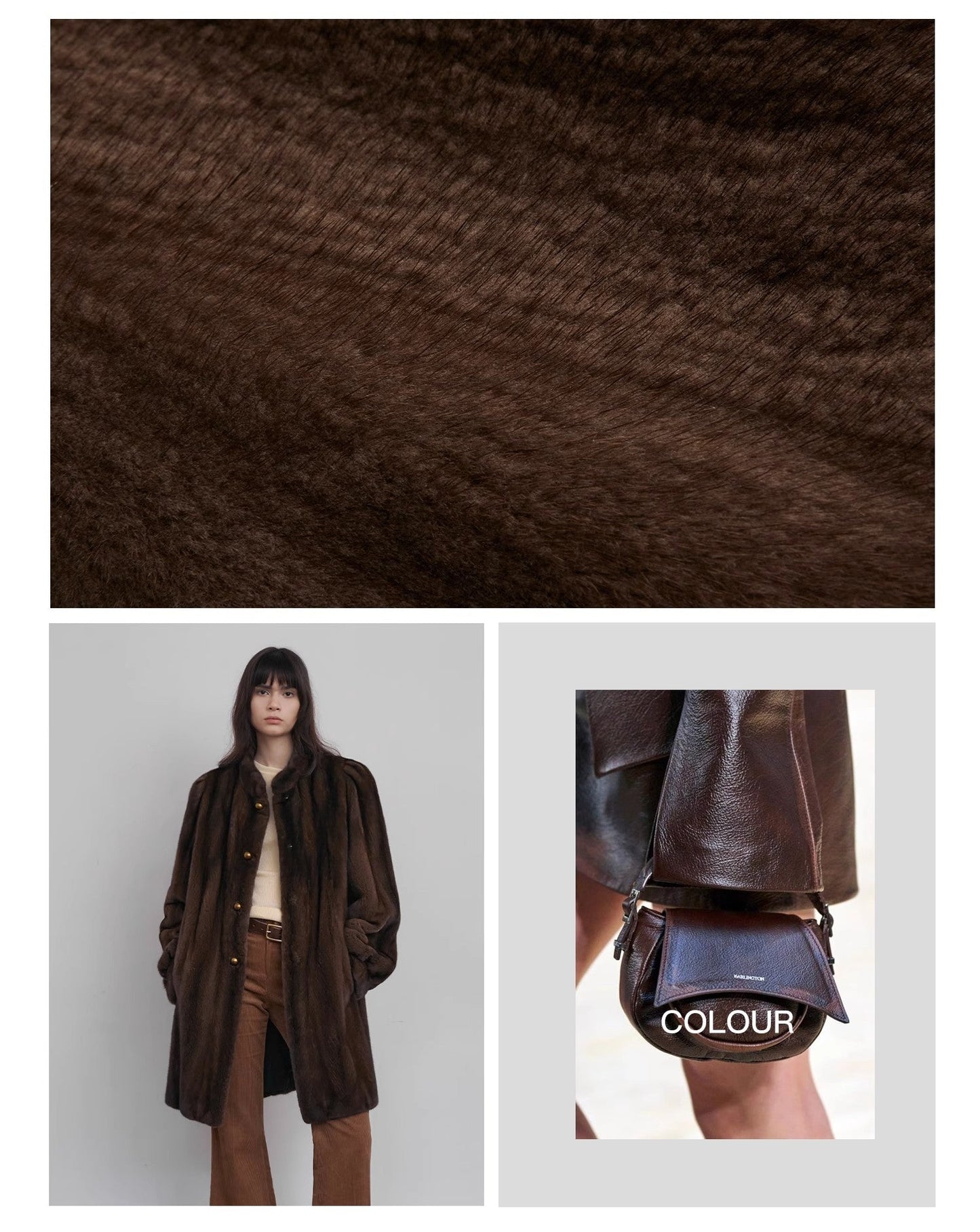 Abrigo Vintage de Piel Suave con Acabado Clásico Women's Fashion - Women's Clothing - Jackets & Coats - Real Fur | Zulter VIP .