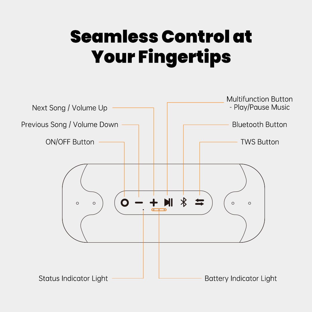 Altavoz portátil Bluetooth resistente al agua IPX7 | Sonido 30 W Consumer Electronics - Speakers - Portable Speakers | Zulter VIP