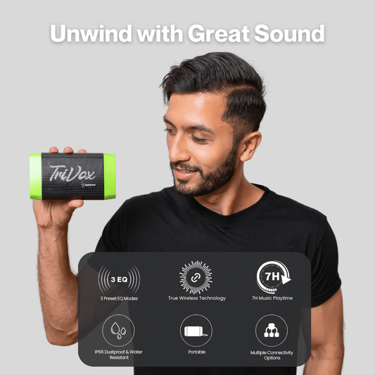 Altavoz portátil inalámbrico triangular Bluetooth | Sonido envolvente Consumer Electronics - Speakers - Portable Speakers | Zulter VIP