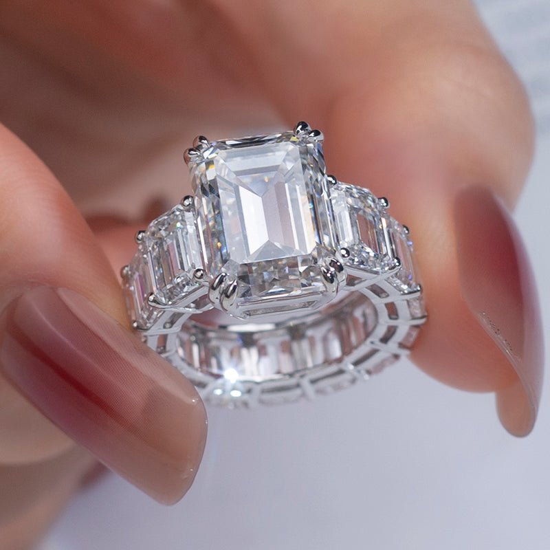 Anillo de diamante 8.7 quilates en platino 950 con certificación IGI | Zulter VIP .