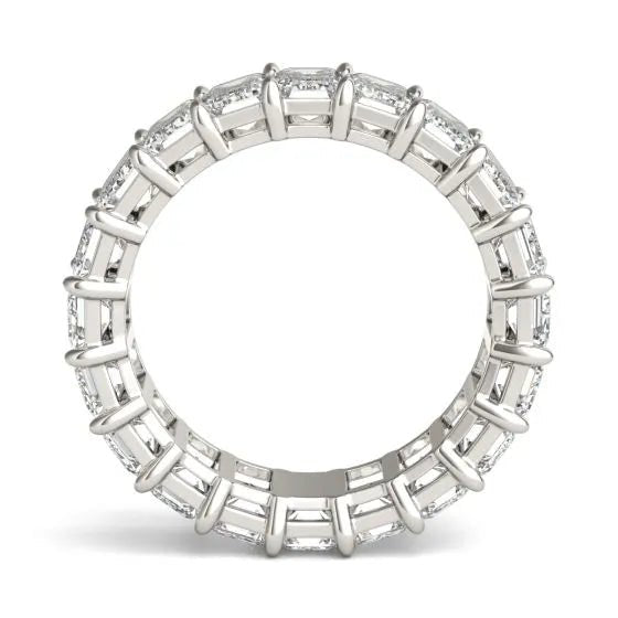 Anillo de eternidad en oro blanco con diamantes cultivados de alta pureza Jewelry & Accessories - Rings | Zulter VIP .