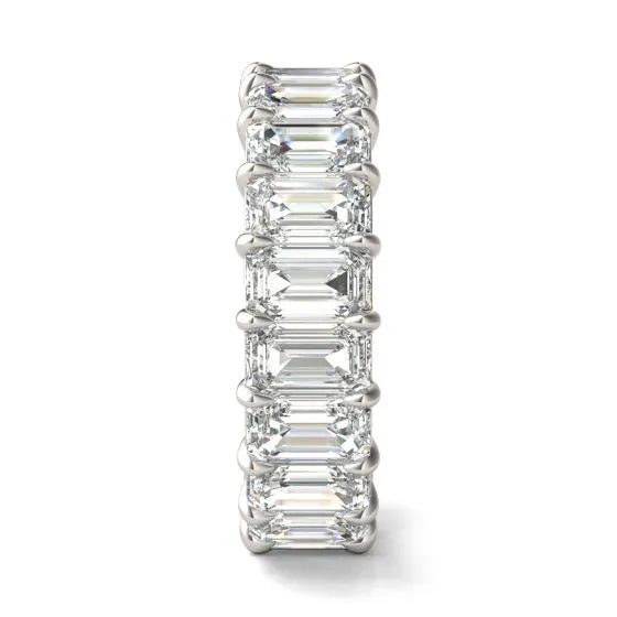 Anillo de eternidad en oro blanco con diamantes cultivados de alta pureza Jewelry & Accessories - Rings | Zulter VIP .