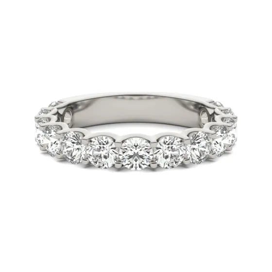 Anillo de media eternidad con diamantes cultivados de 2,07 quilates en oro blanco de 14K Jewelry & Accessories - Rings | Zulter VIP .
