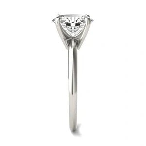 Anillo solitario de diamante ovalado 2.00 CT certificado AGI en oro blanco 14K Jewelry & Accessories - Rings | Zulter VIP .