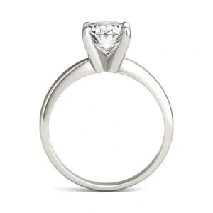 Anillo solitario de diamante ovalado 2.00 CT certificado AGI en oro blanco 14K Jewelry & Accessories - Rings | Zulter VIP .
