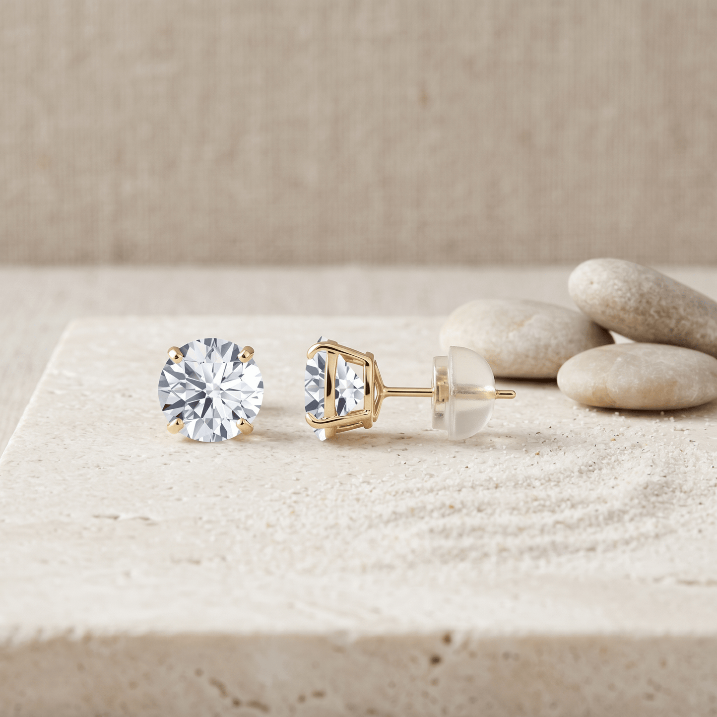 Aretes de diamantes cultivados en laboratorio 2,00 ct – Elegancia con certificación AGI Jewelry & Accessories - Earrings - Stud Earrings | Zulter VIP .