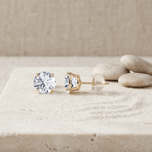 Aretes de diamantes cultivados en laboratorio 2,00 ct – Elegancia con certificación AGI Jewelry & Accessories - Earrings - Stud Earrings | Zulter VIP .