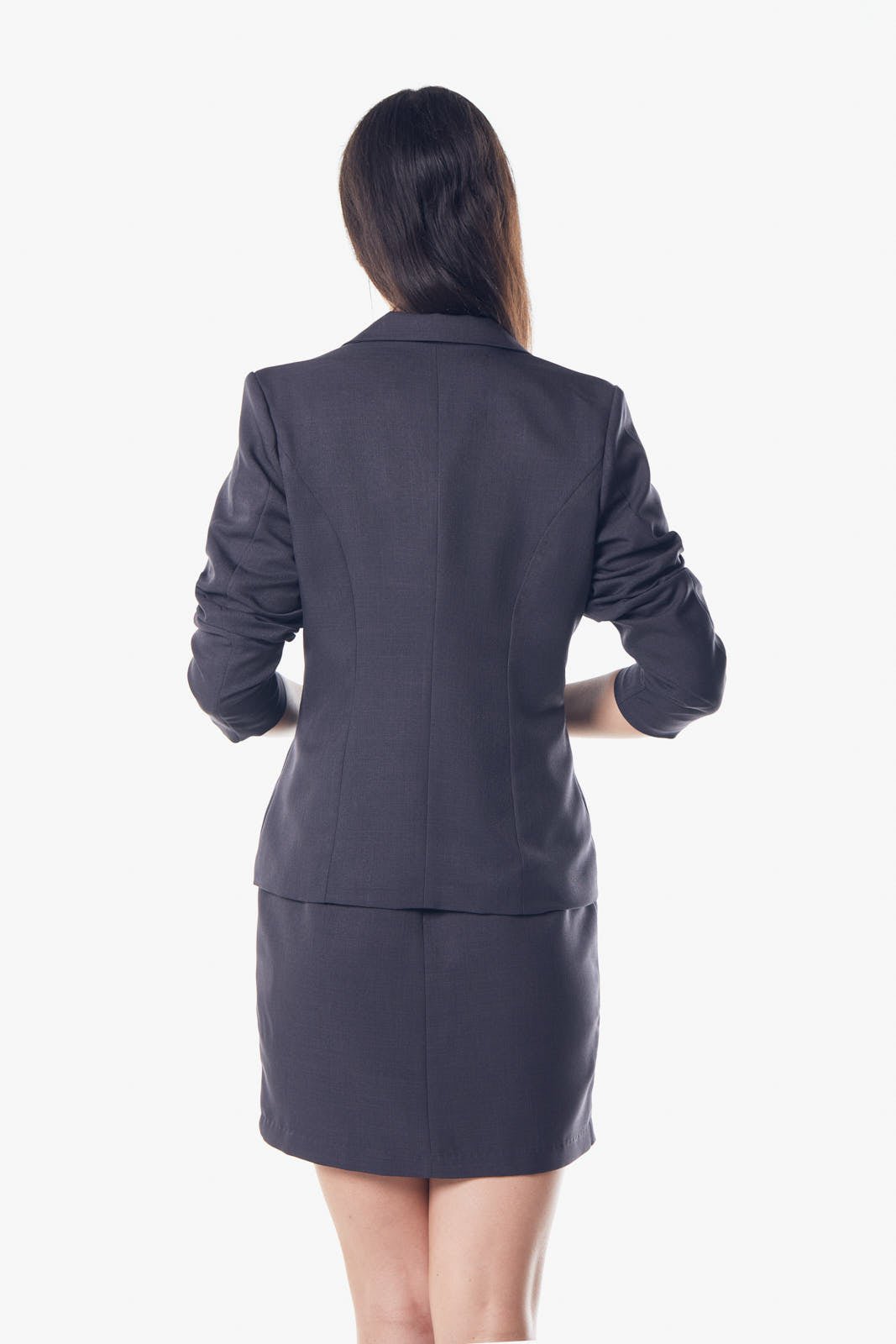 Blazer elegante de lana color carbón Women's Fashion - Women's Clothing - Suits & Sets - Blazers | Zulter VIP .