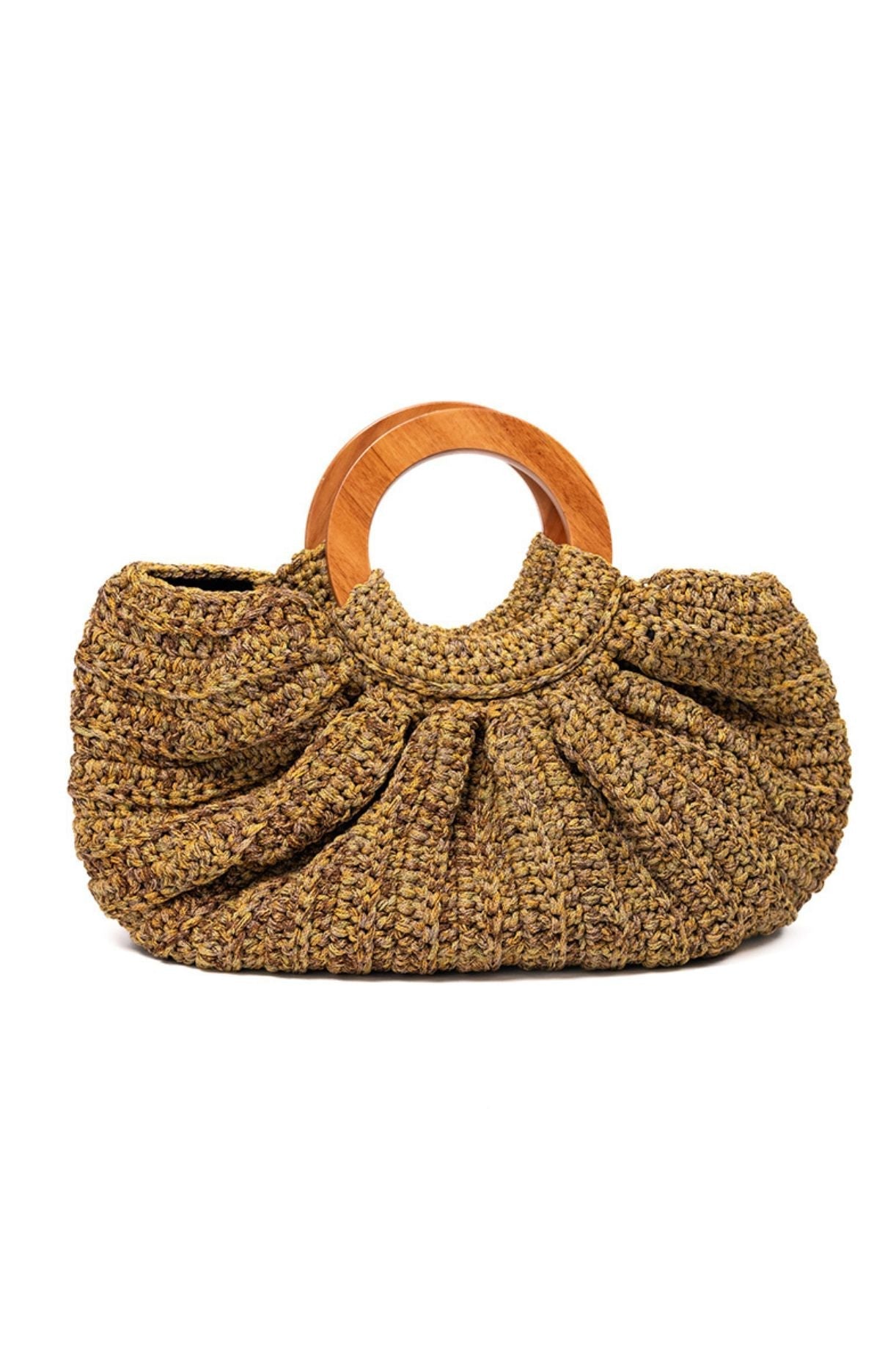 Bolso artesanal con alma de madera natural y elegancia atemporal Bags & Luggage - Women's Bags - Top - Handle Bags | Zulter VIP .