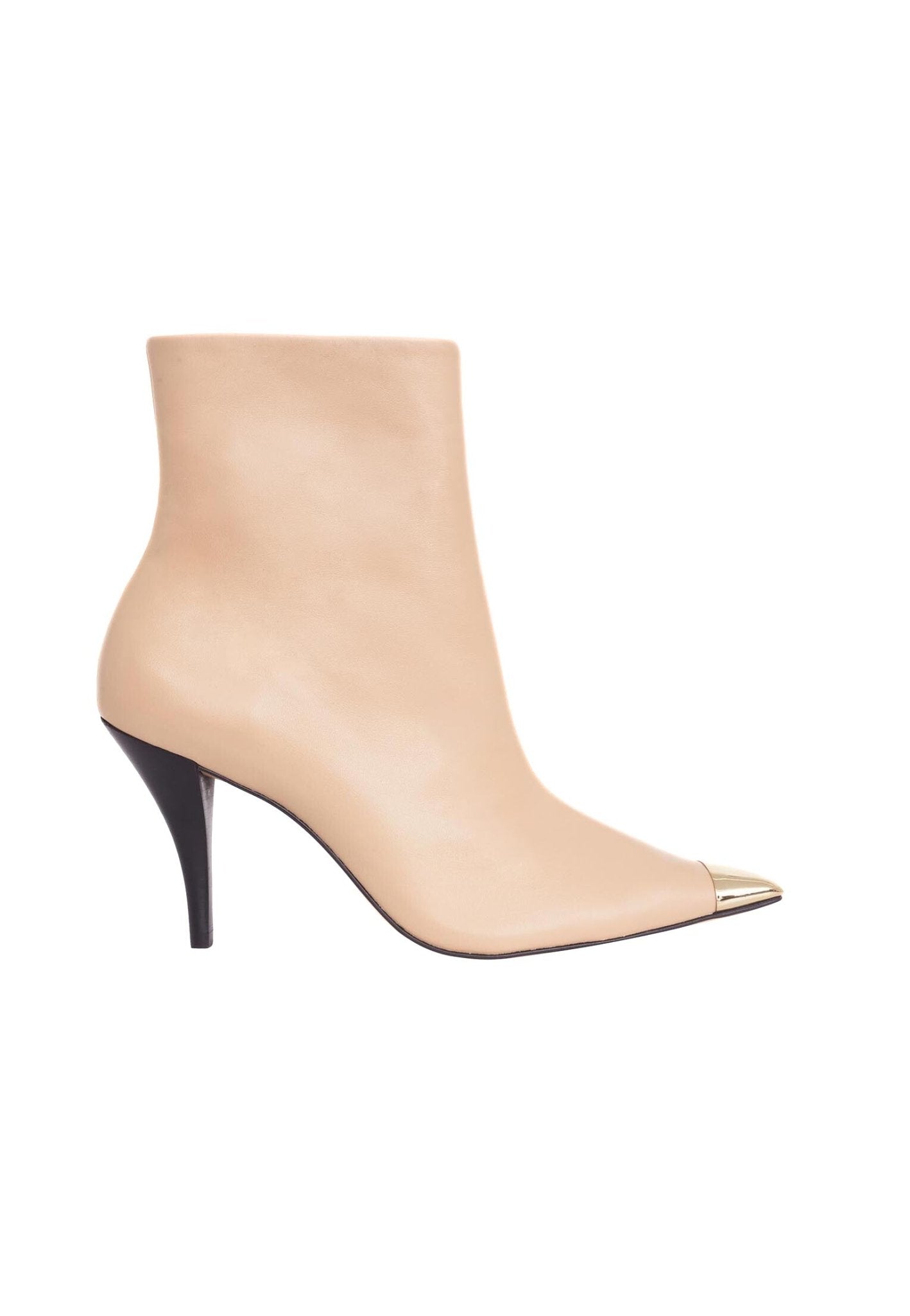 Botines de Piel de Becerro Beige — Elegancia Natural y Altura Sofisticada Women's Fashion - Women's Shoes - Women's Boots | Zulter VIP