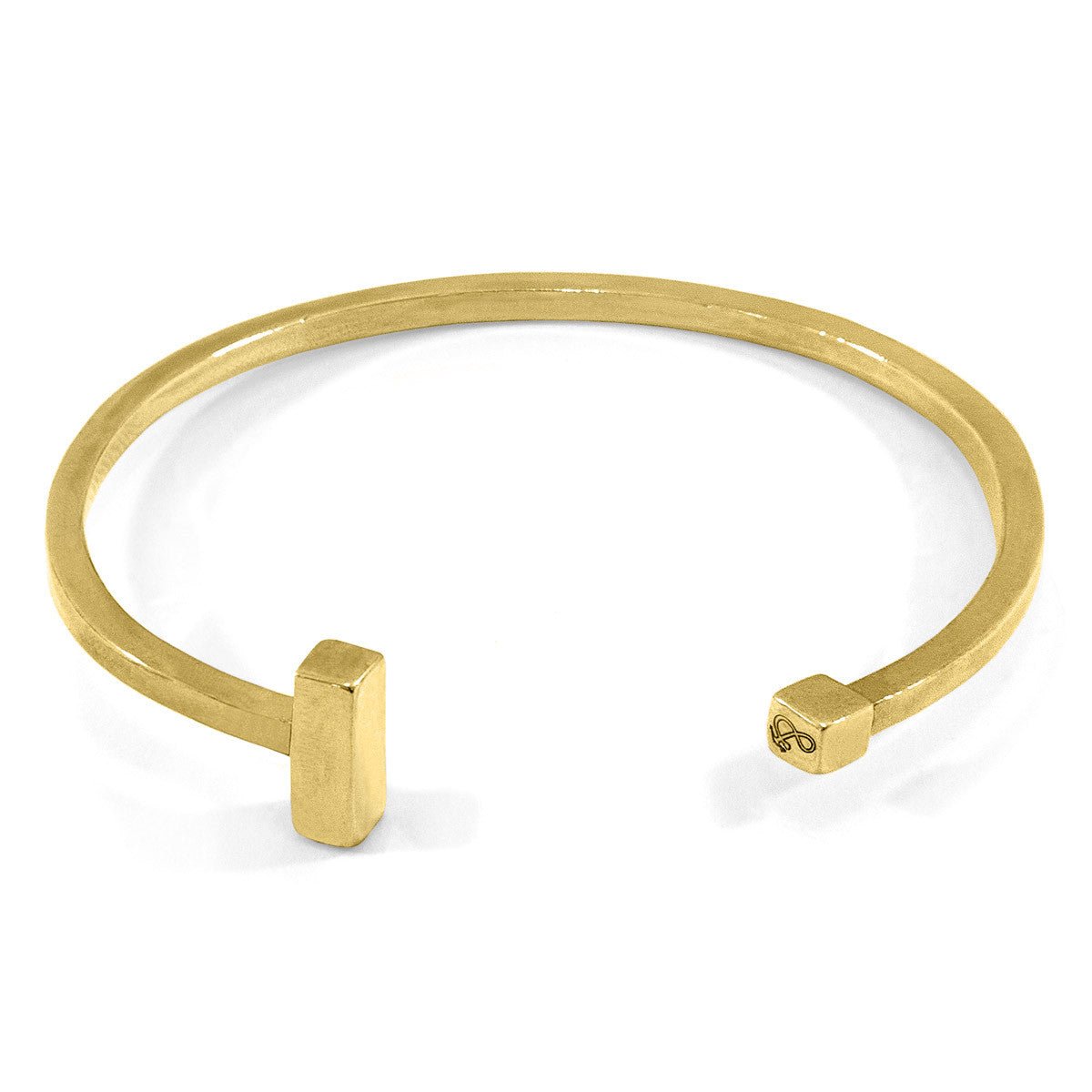 Brazalete de oro macizo de 9 quilates con diseño geométrico minimalista Jewelry & Accessories - Fine Jewelry - Bracelets & Bangles | Zulter VIP .