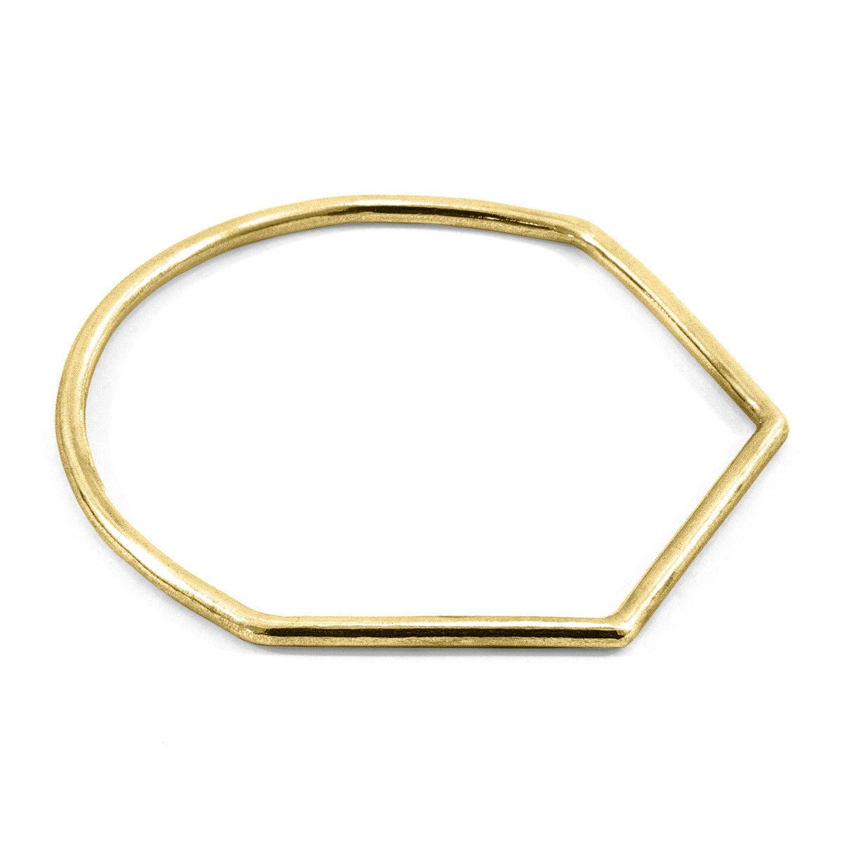 Brazalete geométrico de oro macizo de 9 quilates con diseño estructural minimalista Jewelry & Accessories - Fine Jewelry - Bracelets & Bangles | Zulter VIP .